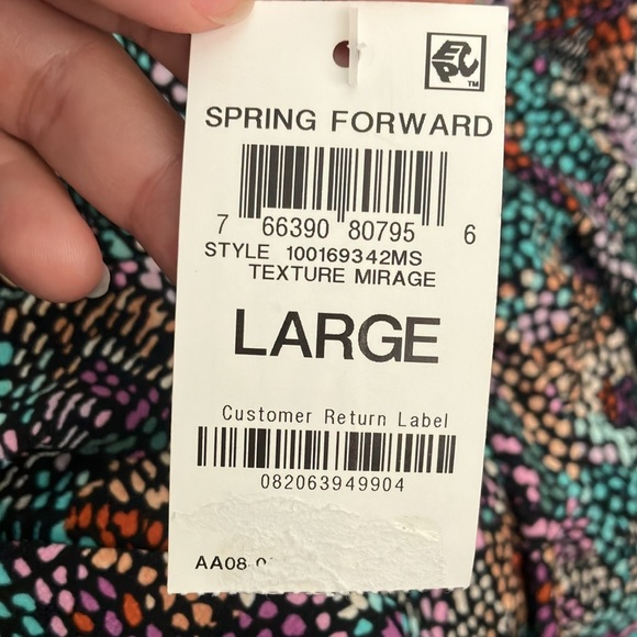 Bar III dress colorful print - Picture 8 of 8